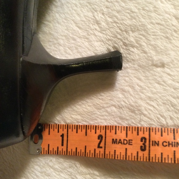 Cole Haan  Black Square Toe Heels - Picture 9 of 10